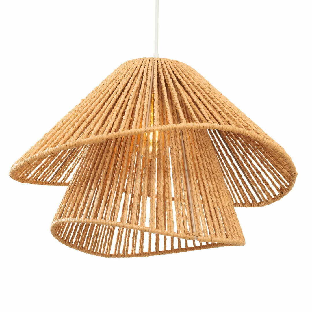 Zobacz Lampa wisząca Max Light Amalfi P0578 biała 45 cm pleciony papier Lampa wisząca Max Light Amalfi P0578 biała 45 cm pleciony papier