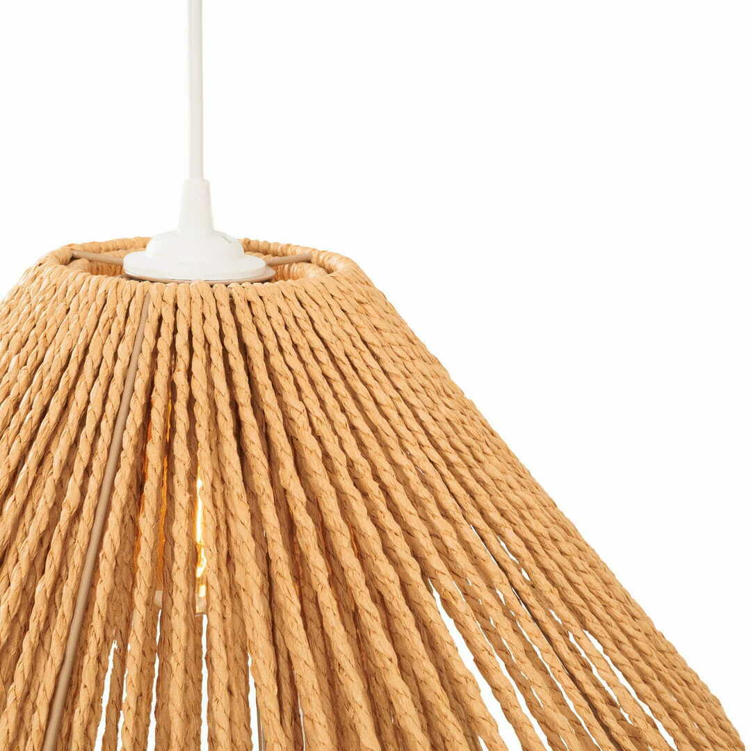 Pokaż Lampa wisząca Max Light Amalfi P0578 biała 45 cm pleciony papier Lampa wisząca Max Light Amalfi P0578 biała 45 cm pleciony papier