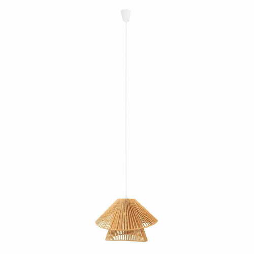 Sprawdź Lampa wisząca Max Light Amalfi P0578 biała 45 cm pleciony papier