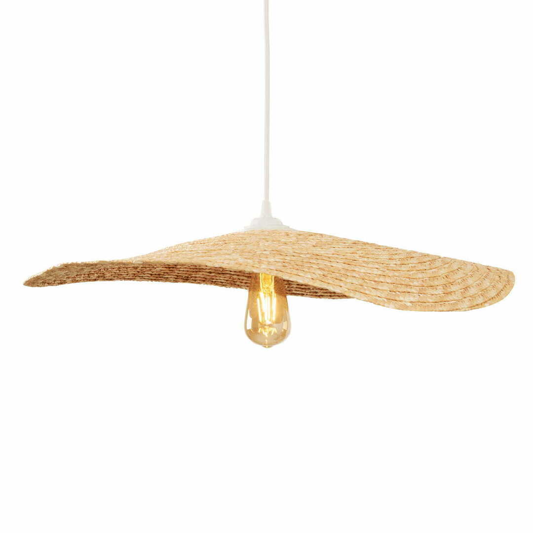 Zobacz Lampa wisząca Max Light NAP P0581 biała słoma pszenna 60 cm Lampa wisząca Max Light NAP P0581 biała słoma pszenna 60 cm