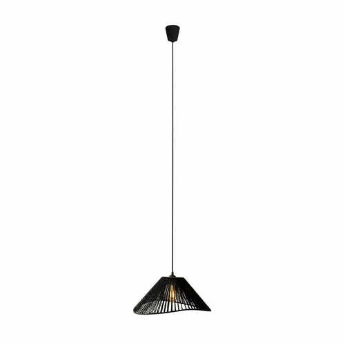 Sprawdź Lampa wisząca Max Light Amalfi P0579 czarna 45 cm pleciony papier