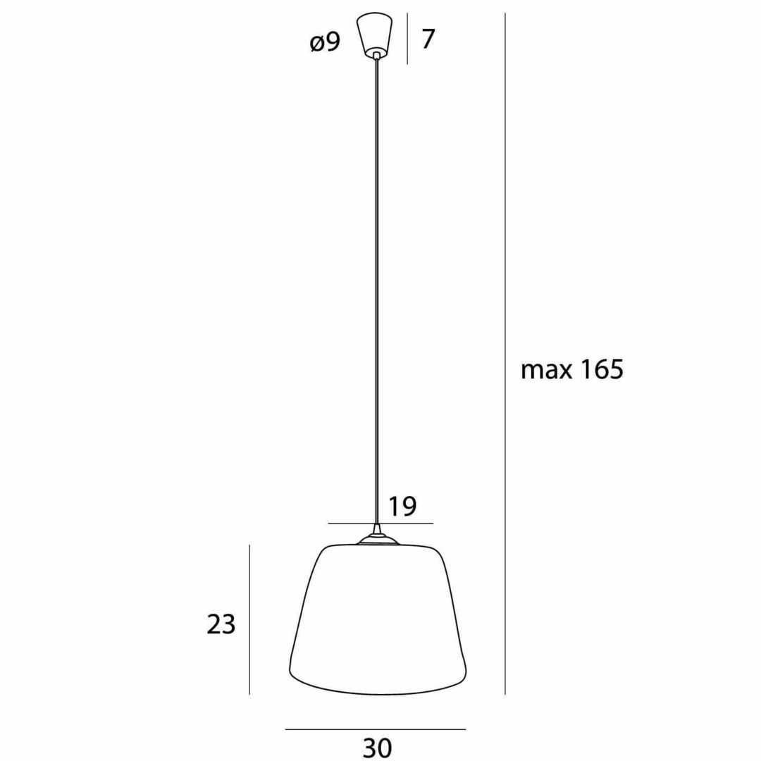 Wyświetl Lampa wisząca Max Light Pot P0582 biała słoma pszenna 30 cm Lampa wisząca Max Light Pot P0582 biała słoma pszenna 30 cm