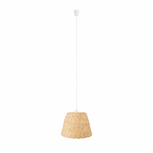 Sprawdź Lampa wisząca Max Light Pot P0582 biała słoma pszenna 30 cm