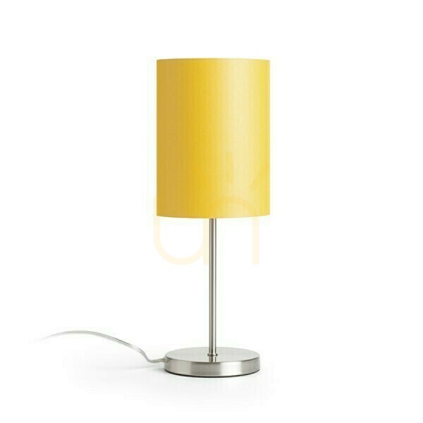 Zobacz Lampa Stołowa Nyc/Ron 15/20 Chintz Morelowa/Nikiel Mat 230 V Led E27 15 W Lampa Stołowa Nyc/Ron 15/20 Chintz Morelowa/Nikiel Mat 230 V Led E27 15 W