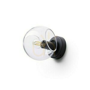 Kinkiet Solaris Natynkowa Szkło Przezroczyste/Czarna 230 V Led E14 7 W small 4