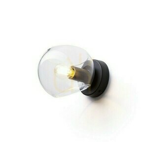 Kinkiet Solaris Natynkowa Szkło Przezroczyste/Czarna 230 V Led E14 7 W small 0