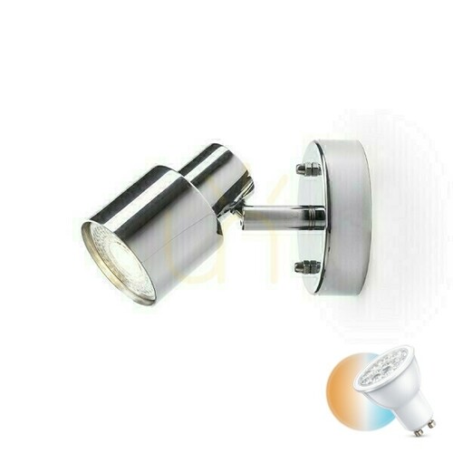 Sprawdź Kinkiet Valto I ścienna Chrom 230 V Gu10 Led 5 W Ip44