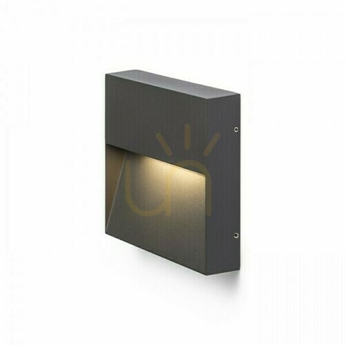 Sprawdź Kinkiet Aqila Sq ścienna Antracyt 230 V Led 6 W Ip54 3000 K