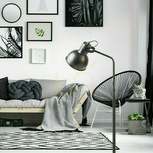 Lampa Stojąca Rosita Podłogowa Czarna/Złota 230 V Led E27 11 W small 2