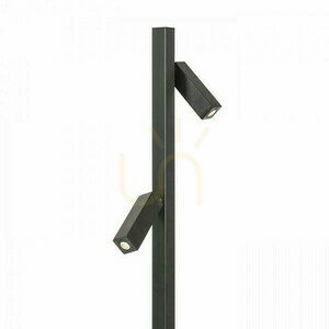 Lampa Stojąca Fado Podłogowa Czarna 230 V Led 2x3 W 45° 3000 K