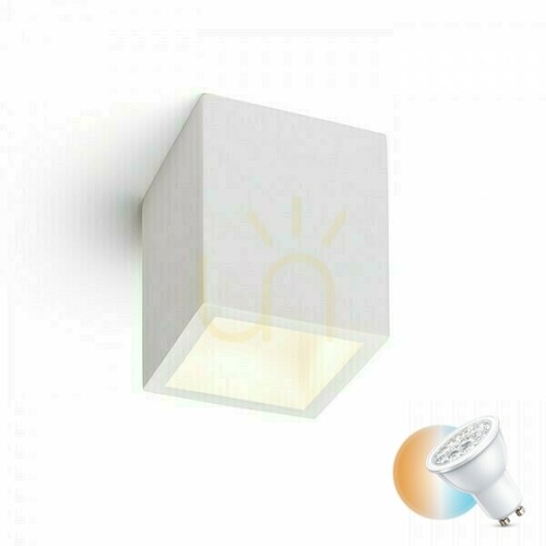Sprawdź Oprawa Nasufitowa Jack Sq Sufitowa Gipsowa 230 V Led Gu10 15 W