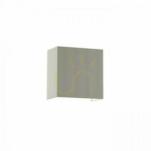 Sprawdź Kinkiet Rendl LOPE W 25/14, jasnoszary abażur chintz / białe PVC, E27, 15 W