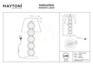 Lampa stołowa AMULET MOD555TL-L8G3K Maytoni small 6