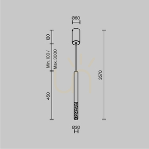 Lampa wisząca PRO SHADE MOD157PL-L6W4K1 Maytoni small 9