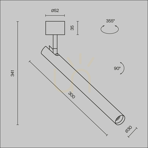 Plafon FOCUS T C141CL-L300-6W3K-W Maytoni small 8