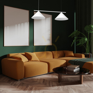 Lampa wisząca Milagro Capital biała 2 × GX53 MLP0943, 110 cm small 3