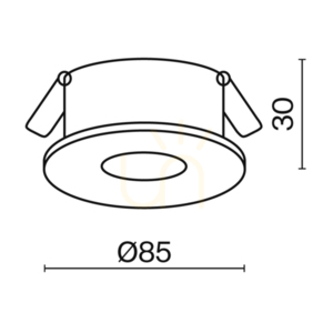 Oprawa wpuszczana SLIM DL027-2-01W Maytoni small 8
