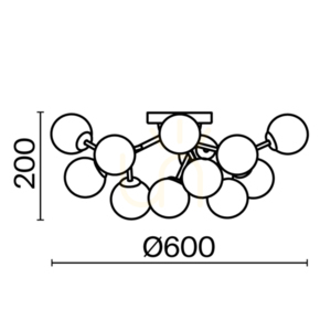 Plafon DALLAS MOD545PL-12CH Maytoni small 4