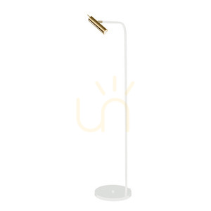 Lampa podłogowa Antigo Amos mosiądz polerowany biały 138,5 cm 8143 small 0