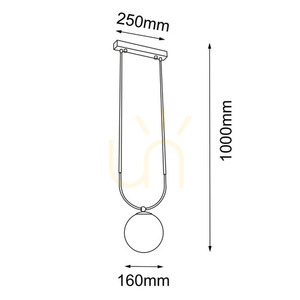 Lampa wisząca Antigo Balos 8162 mosiądz polerowany czarna E14 small 1