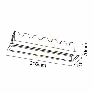 Oprawa wpuszczana LED Antigo A-Glare In 10 czarna 3000K 3050 small 1