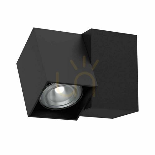 Sprawdź Reflektor Antigo Cube 1 czarny GU10 LED 95 mm 2292