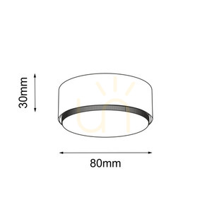 Plafon natynkowy Antigo Drop biały GX53 LED 30 mm 1261 small 1