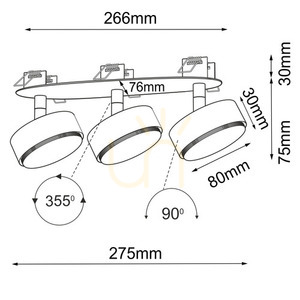 Oprawa wpuszczana Antigo Drop In 3 biała GX53 LED 3277 small 1