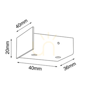 Zakończenie do szyny Antigo Line Move czarne 1021 small 1