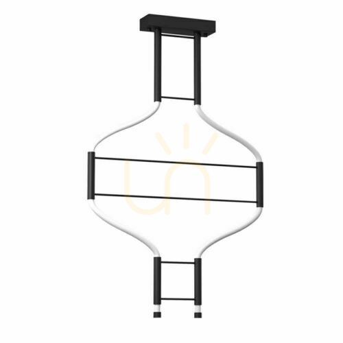 Sprawdź Lampa wisząca Antigo Alha S 2 czarna LED 57 cm 3000K 9052