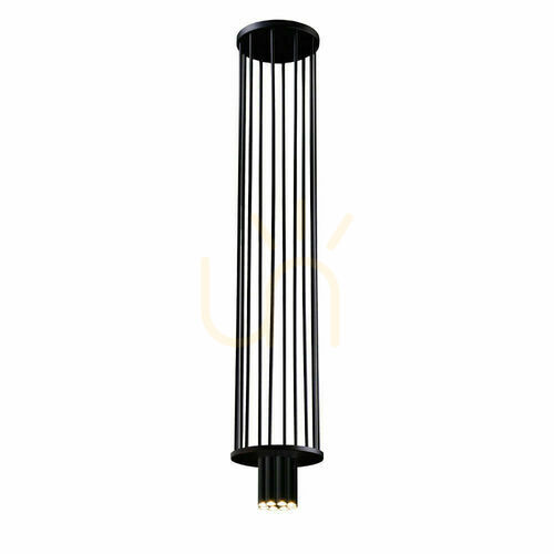 Sprawdź Plafon Antigo IHI 8xG9 czarny 114 cm 9006