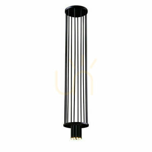 Plafon Antigo IHI 8xG9 czarny 114 cm 9006 small 0