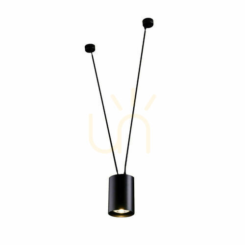 Sprawdź Lampa wisząca Antigo VIWIN 1 czarna 100 cm LED ES111 stal 9020