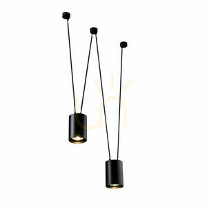 Lampa wisząca Antigo VIWIN 2 czarna 200 cm LED ES111 9021 small 0