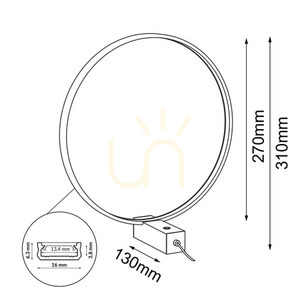 Lampa stołowa Antigo Agaro 27 LED złota 3000K 2004 small 1