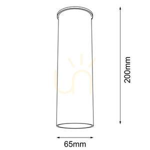 Plafon natynkowy Antigo Arida biały GU10 20 cm 7009 small 1
