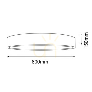 Plafon Antigo Bungo 80 czarny 9xE27 80 cm 1157 small 1