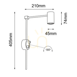 Kinkiet Antigo Dakata K czarny LED MR11 4490 small 1