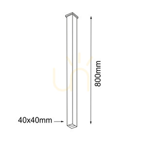 Plafon Antigo Doha czarny 80 cm MR11 LED 8076 small 1