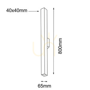 Kinkiet Antigo Doha K czarny 80 cm LED MR11 2-punktowy 8078 small 1