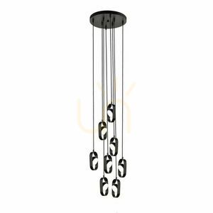 Lampa wisząca Antigo Furoku 8 LED czarna 3000K 7952 small 0