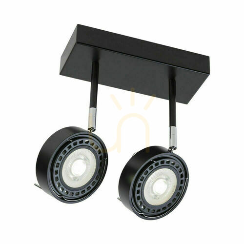 Sprawdź Reflektor Antigo Fussa 2 czarny LED ES111 2219
