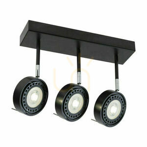 Reflektor sufitowy Antigo Fussa 3 czarny LED ES111 2220 small 0