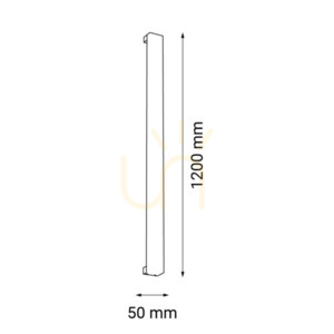 Kinkiet Antigo Hoso 120 LED czarny 120 cm 4000K 4016 small 1