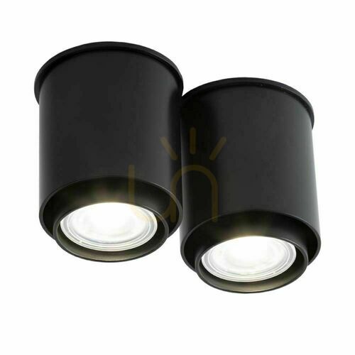 Sprawdź Plafon Antigo Iga 2 czarny GU10 95 mm 1116