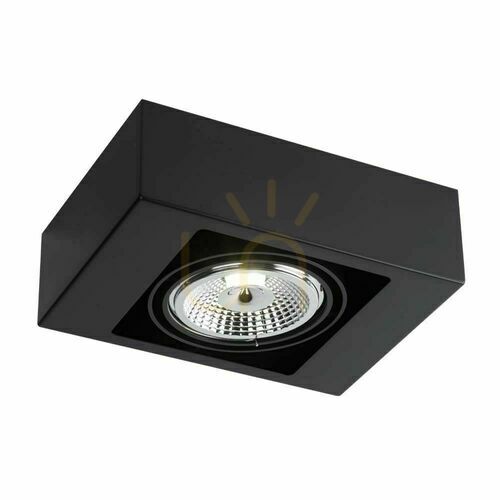 Sprawdź Plafon Antigo Koga 1 czarny LED ES111 25x18x8 cm 1152