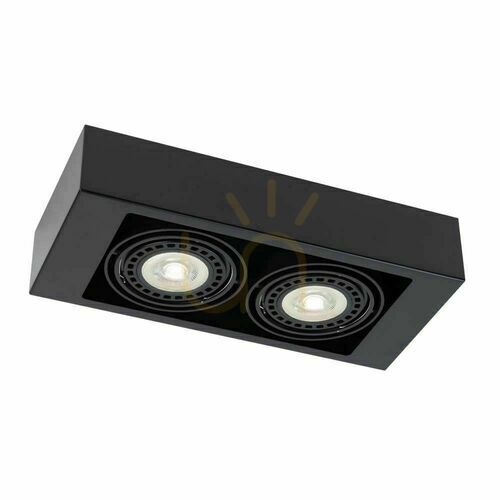 Sprawdź Plafon Antigo Koga 2 czarny LED ES111 40 cm 1153
