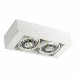 Plafon Antigo Koga 2 biały LED ES111 40x18 cm 7121 small 0