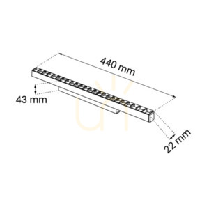 Spot magnetyczny LED Antigo Komatsu Dot czarny 44 cm 3000K 6564 small 1