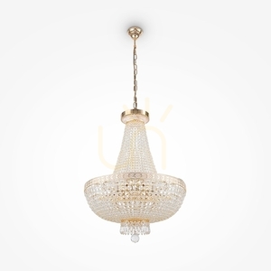Żyrandol Maytoni BELLA DIA750-TT50-WG złoty 8 × E14 60 W Ø50 cm wysokość 85–174 cm small 0